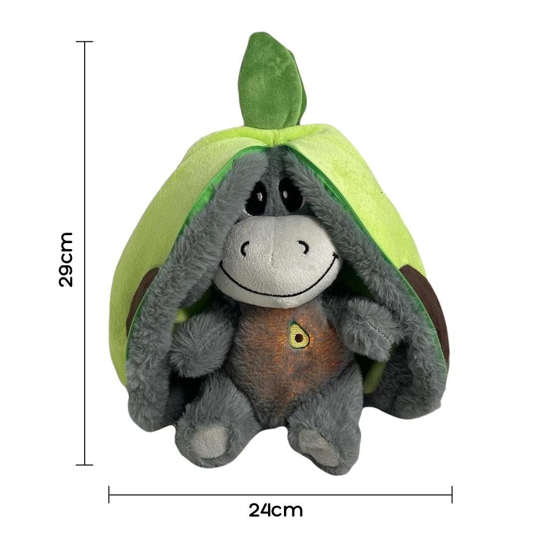 Peluche que respira de burro